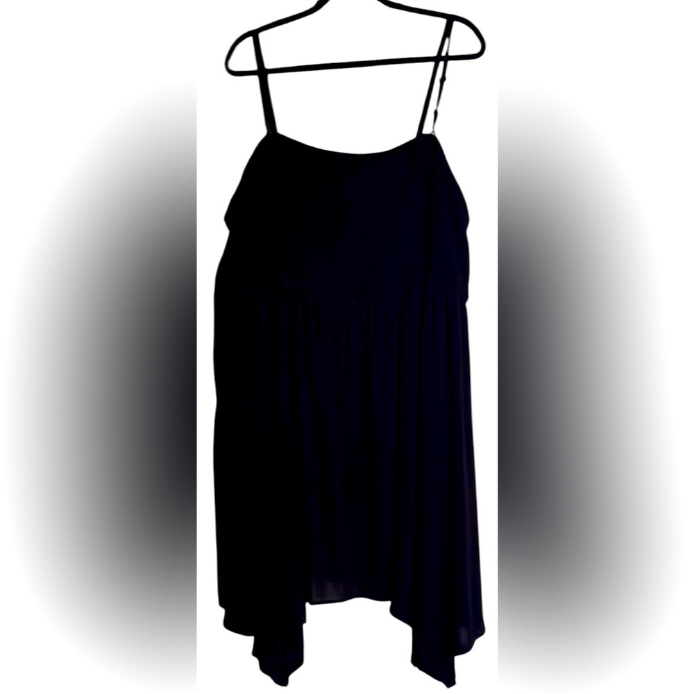 Torrid Solid Black Midi Gauze Adjustable Strap/St… - image 1